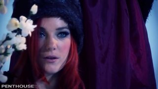 Penthouse Lesbi Dani jeung Marie bangsat silih dina salju